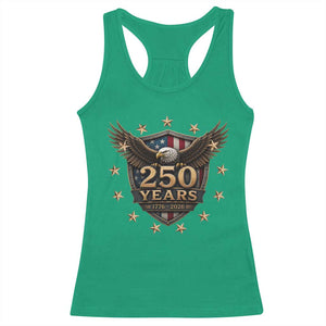 250th Anniversary USA Bald Eagle Racerback Tank Top 250 Years 4th of July 1776 2026