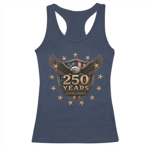250th Anniversary USA Bald Eagle Racerback Tank Top 250 Years 4th of July 1776 2026