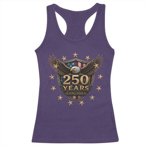250th Anniversary USA Bald Eagle Racerback Tank Top 250 Years 4th of July 1776 2026