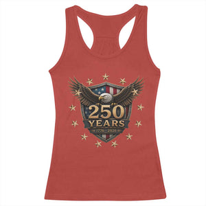 250th Anniversary USA Bald Eagle Racerback Tank Top 250 Years 4th of July 1776 2026