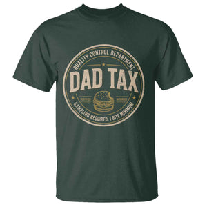 Dad Tax Quality Control Department T Shirt Funny Father Snack Checker