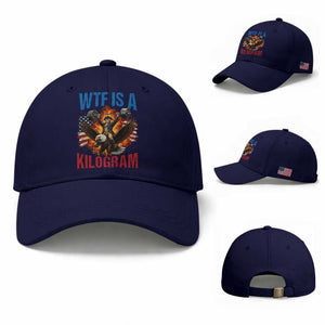 WTF Is A Kilogram Baseball Cap Funny George Washington 4th of July Gym Workout
