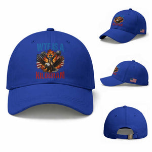 WTF Is A Kilogram Baseball Cap Funny George Washington 4th of July Gym Workout