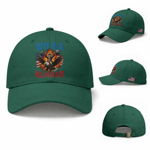 WTF Is A Kilogram Baseball Cap Funny George Washington 4th of July Gym Workout