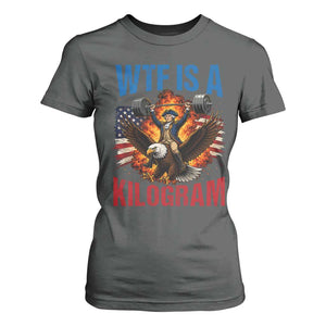WTF Is A Kilogram T Shirt For Women Funny George Washington 4th of July Gym Workout