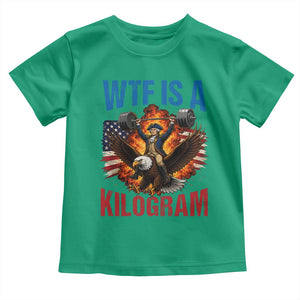 WTF Is A Kilogram Toddler T Shirt Funny George Washington 4th of July Gym Workout TS11 Irish Green Print Your Wear