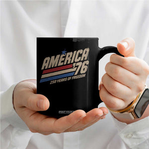 250th Anniversary USA America 76 Coffee Mug 250 Years Of Freedom 1776 2026 Retro TS11 Print Your Wear