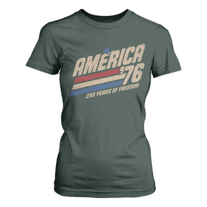 250th Anniversary USA America 76 T Shirt For Women 250 Years Of Freedom 1776 2026 Retro