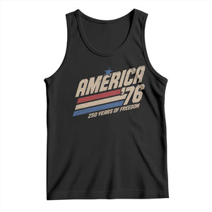 250th Anniversary USA America 76 Tank Top 250 Years Of Freedom 1776 2026 Retro