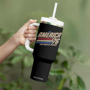 250th Anniversary USA America 76 Tumbler With Handle 250 Years Of Freedom 1776 2026 Retro