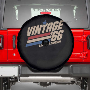 60th Birthday Spare Tire Cover Vintage 1966 60 Years Old Birthday USA Stripes