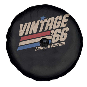 60th Birthday Spare Tire Cover Vintage 1966 60 Years Old Birthday USA Stripes