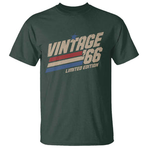 60th Birthday T Shirt Vintage 1966 60 Years Old Birthday USA Stripes