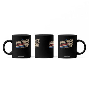 40th Birthday Coffee Mug Vintage 1986 40 Years Old Birthday USA Stripes TS11 Print Your Wear