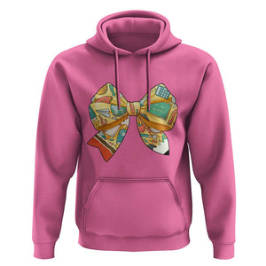 Funny Back To School Hoodie Cute Coquettes School Supplies Bow First Day TS11 Azalea Print Your Wear