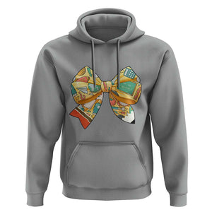 Funny Back To School Hoodie Cute Coquettes School Supplies Bow First Day TS11 Sport Gray Print Your Wear