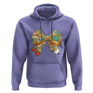Funny Back To School Hoodie Cute Coquettes School Supplies Bow First Day TS11 Violet Print Your Wear