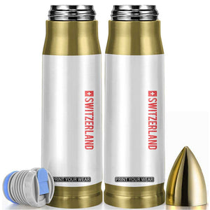 Switzerland Heritage Vintage Swiss Flag Schweiz Bullet Tumbler