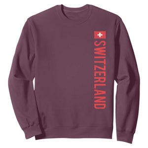 Switzerland Heritage Vintage Swiss Flag Schweiz Sweatshirt
