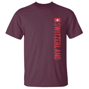 Switzerland Heritage Vintage Swiss Flag Schweiz T Shirt