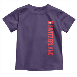 Switzerland Heritage Vintage Swiss Flag Schweiz Toddler T Shirt