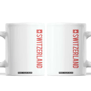 Switzerland Heritage Vintage Swiss Flag Schweiz Coffee Mug