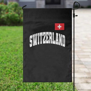 Switzerland Sports Throwback Design Garden Flag Vintage Swiss Flag Soccer Jersey Style