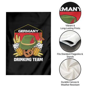 Germany Drinking Team Garden Flag Germany Beer Festivals Oktoberfest Alpine hat Barley TS11 Print Your Wear