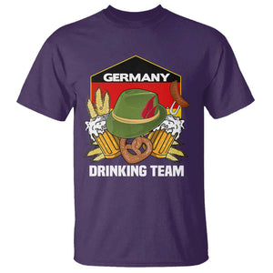 Germany Drinking Team T Shirt Germany Beer Festivals Oktoberfest Alpine hat Barley TS11 Purple Print Your Wear