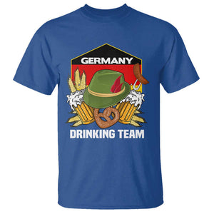 Germany Drinking Team T Shirt Germany Beer Festivals Oktoberfest Alpine hat Barley TS11 Royal Blue Print Your Wear