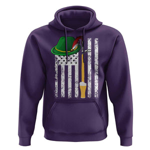 Funny German Beer Hoodie Oktoberfest Vintage American Flag Alpine hat TS11 Purple Print Your Wear