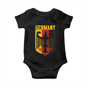 Proud Germany Baby Onesie Bundesadler Coat of Arms German Flag TS11 Black Print Your Wear