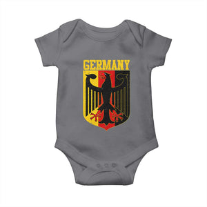 Proud Germany Baby Onesie Bundesadler Coat of Arms German Flag TS11 Charcoal Print Your Wear