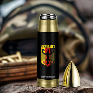Proud Germany Bullet Tumbler Bundesadler Coat of Arms German Flag TS11 Print Your Wear