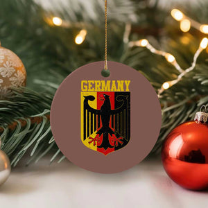 Proud Germany Ceramic Ornament Bundesadler Coat of Arms German Flag TS11 1pc Mocha Print Your Wear