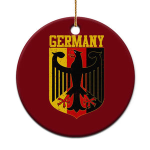 Proud Germany Ceramic Ornament Bundesadler Coat of Arms German Flag TS11 1pc Red Print Your Wear