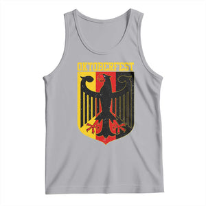 Oktoberfest Tank Top Bundesadler Coat of Arms German Flag TS11 Athletic Heather Print Your Wear
