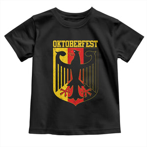 Oktoberfest Toddler T Shirt Bundesadler Coat of Arms German Flag TS11 Black Print Your Wear