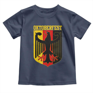Oktoberfest Toddler T Shirt Bundesadler Coat of Arms German Flag TS11 Navy Print Your Wear