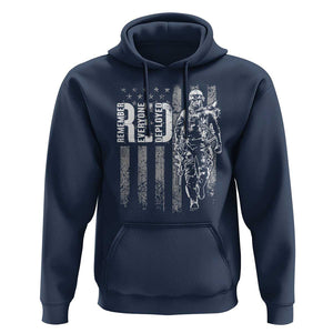 RED Friday Hoodie Remember Everyone Deployed American Flag Military Patriotic Veteran TS11 Navy Print Your Wear