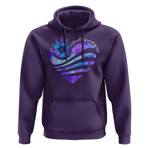 Suicide Prevention Awareness Hoodie Don't Let Your Story End Heart Semicolon Sunflower TS11 Purple Print Your Wear