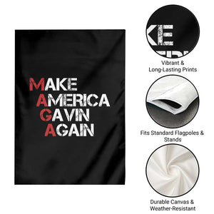 Make America Gavin Again Garden Flag Gavin Newsom Support TS11 Print Your Wear