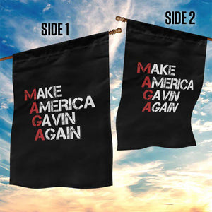 Make America Gavin Again Garden Flag Gavin Newsom Support TS11 Print Your Wear