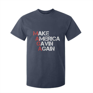 Make America Gavin Again T Shirt For Kid Gavin Newsom Support TS11 Navy Print Your Wear