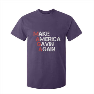 Make America Gavin Again T Shirt For Kid Gavin Newsom Support TS11 Purple Print Your Wear