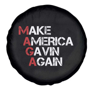 Make America Gavin Again Spare Tire Cover Gavin Newsom Support TS11 Print Your Wear