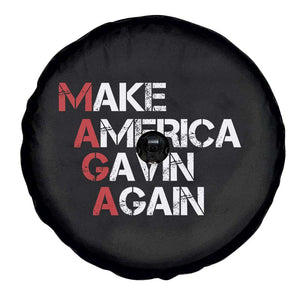 Make America Gavin Again Spare Tire Cover Gavin Newsom Support TS11 Print Your Wear