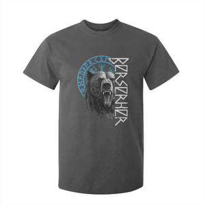 Viking Berserker Bear Warrior Odin Runes Nordic Compass T Shirt For Kid TS11 Dark Heather Print Your Wear