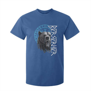 Viking Berserker Bear Warrior Odin Runes Nordic Compass T Shirt For Kid TS11 Royal Blue Print Your Wear