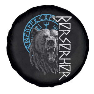 Viking Berserker Bear Warrior Odin Runes Nordic Compass Spare Tire Cover TS11 Print Your Wear